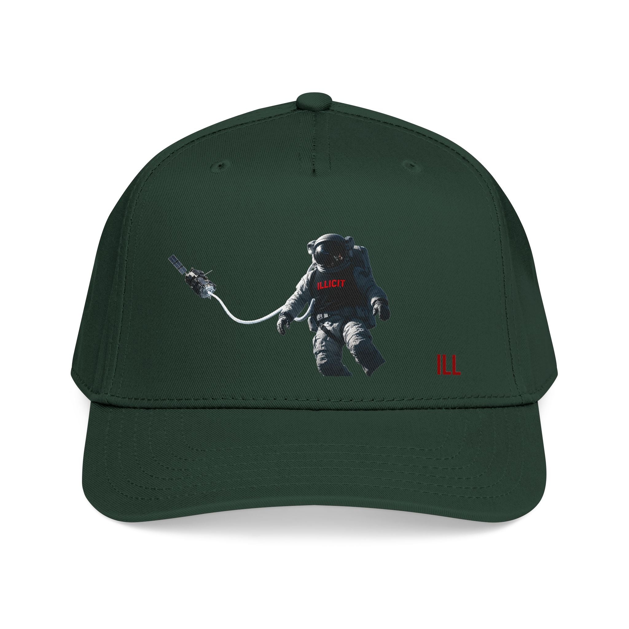 Astronaut Graphic Cap — 'ILL' Spacewalk Embroidered Baseball Hat