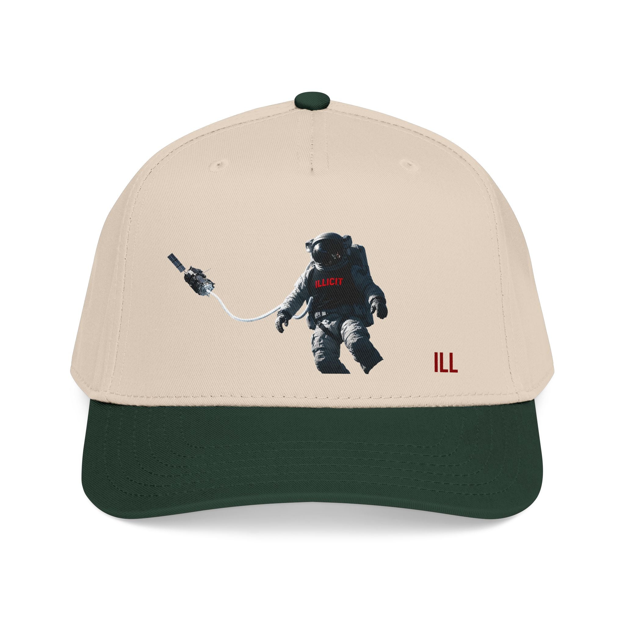 Astronaut Graphic Cap — 'ILL' Spacewalk Embroidered Baseball Hat