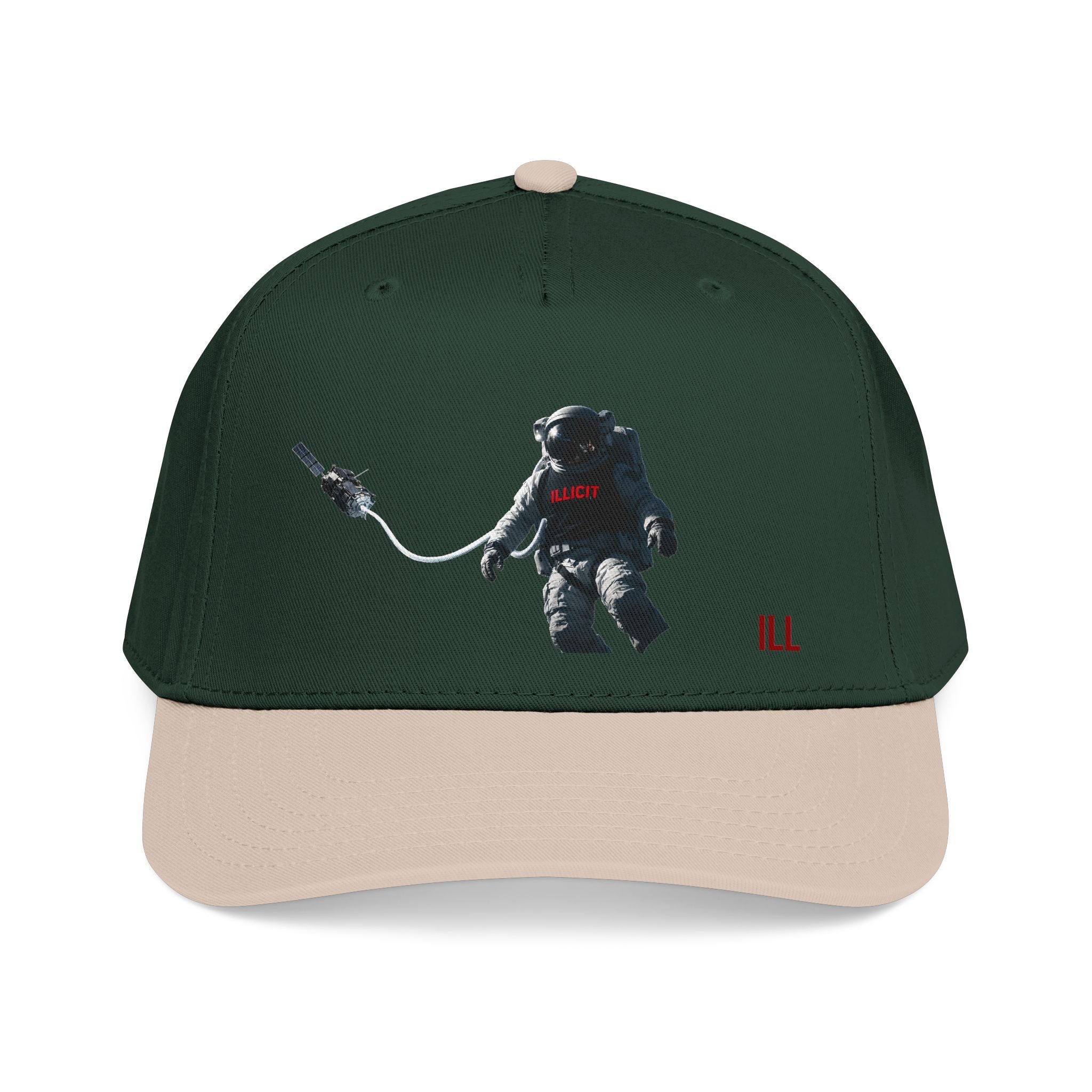 Astronaut Graphic Cap — 'ILL' Spacewalk Embroidered Baseball Hat