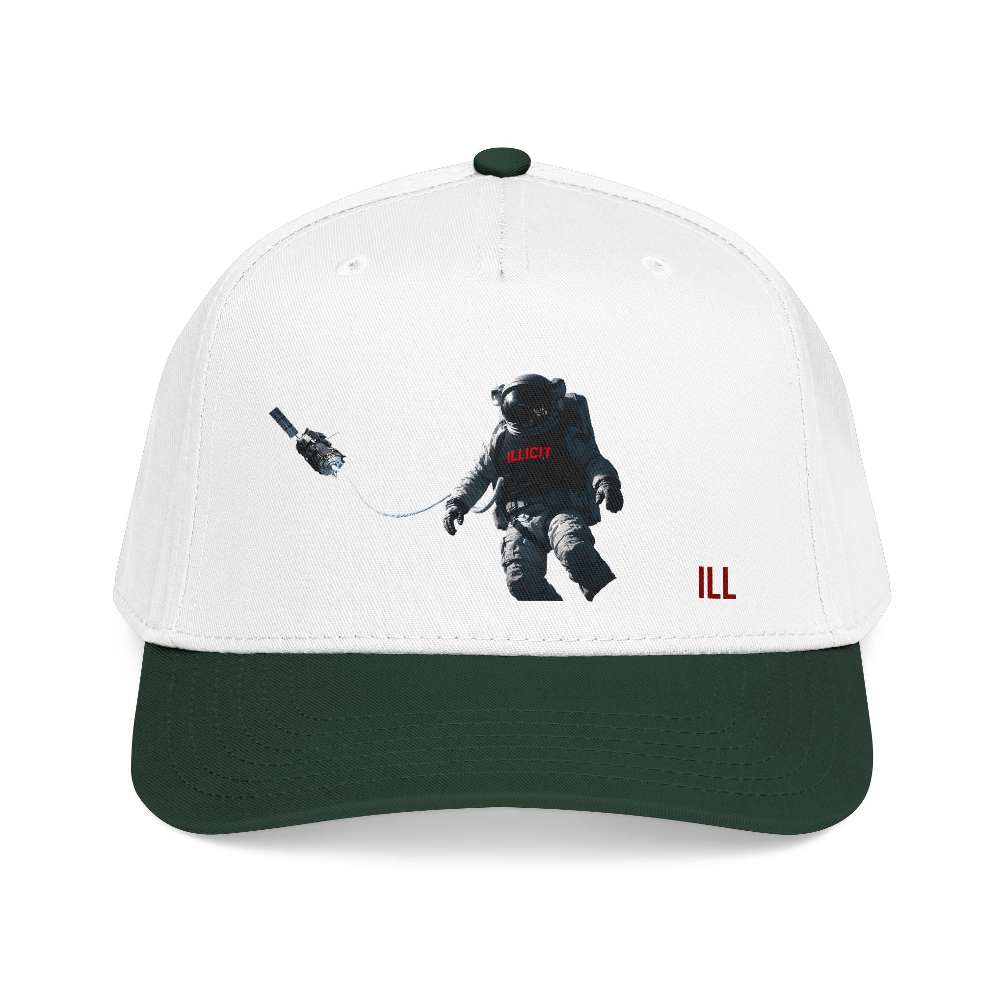Astronaut Graphic Cap — 'ILL' Spacewalk Embroidered Baseball Hat