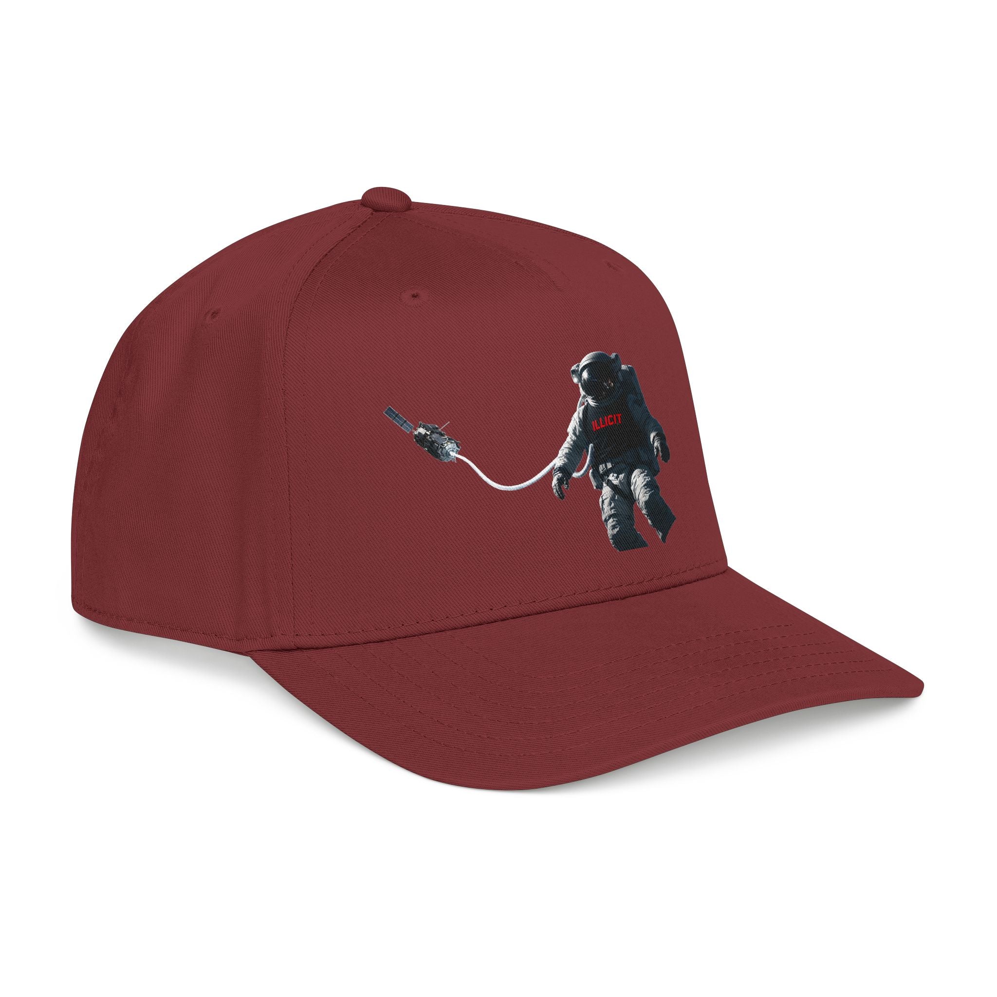 Astronaut Graphic Cap — 'ILL' Spacewalk Embroidered Baseball Hat